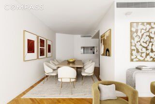 dining area with wood finished floors