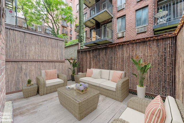 view of patio / terrace featuring outdoor lounge area