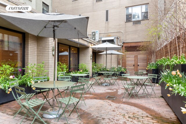 view of patio / terrace featuring outdoor dining area