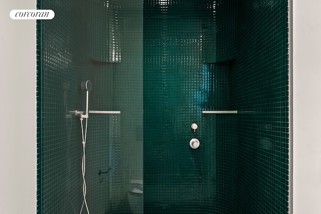 9 Chapel St Unit 8A, New York City, NY 11201 - interior details with toilet and tiled shower