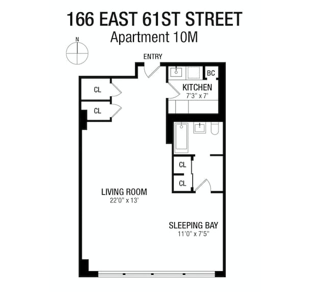 166 E 61st St Unit 10M, New York City NY, 10065, 1 bath condo for sale