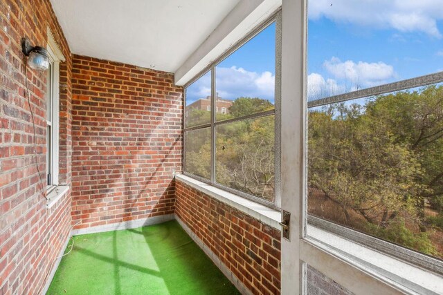 spare room featuring light hardwood / wood-style floors and radiator heating unit