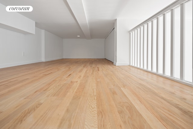 interior space featuring light hardwood / wood-style flooring