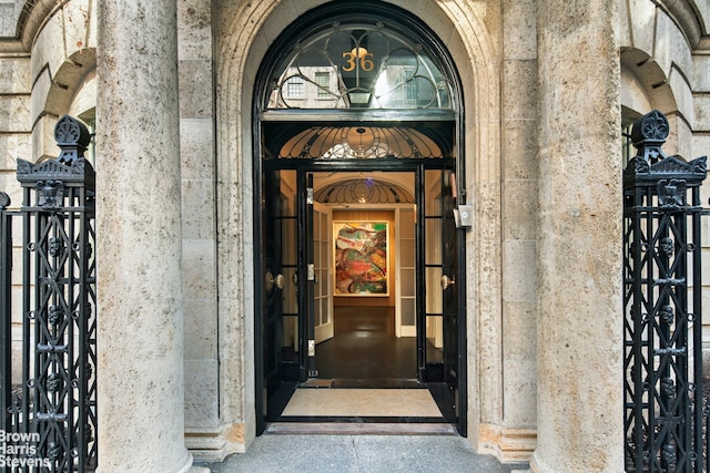 view of entrance to property