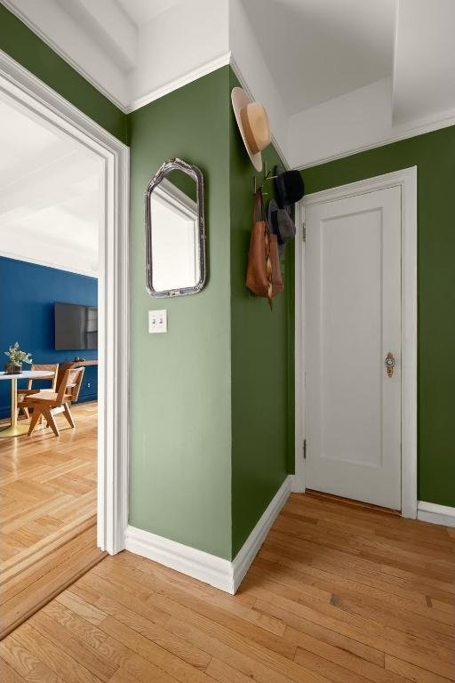 entryway featuring light wood-type flooring