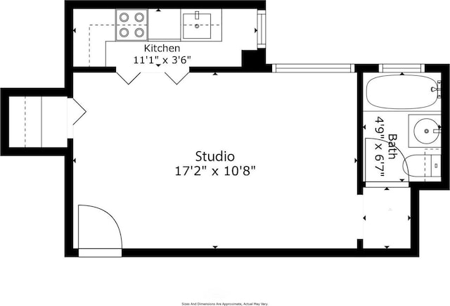 325 W 45th St Unit 403-A, New York City, NY 10036 - floor plan / room layout