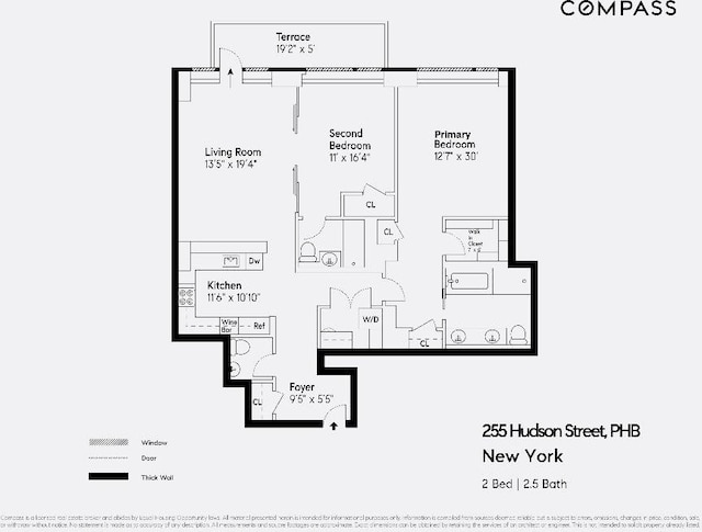 255 Hudson St Phb, Phb, New York City NY, 10013, 2 bedrooms, 2.5 baths condo for sale