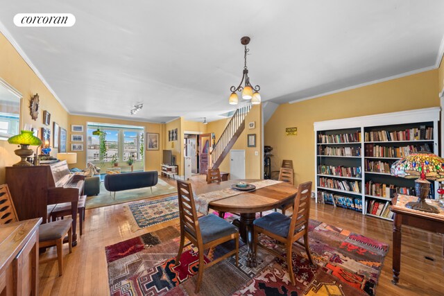 hall featuring hardwood / wood-style flooring