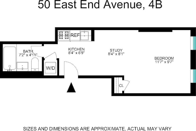 50 E End Ave Unit 4B, New York City NY, 10028, 1 bath condo for sale