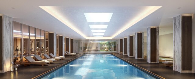 view of indoor pool