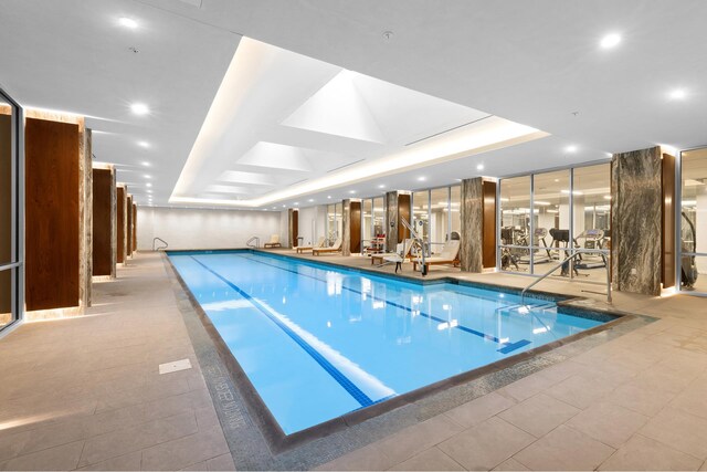 view of indoor pool