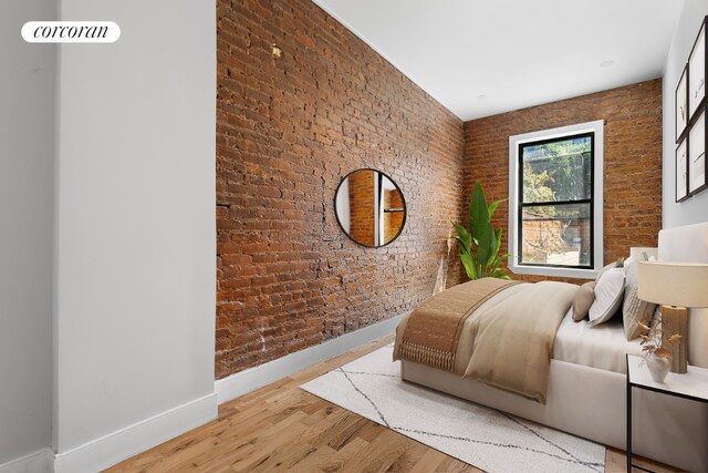 living room with light hardwood / wood-style floors