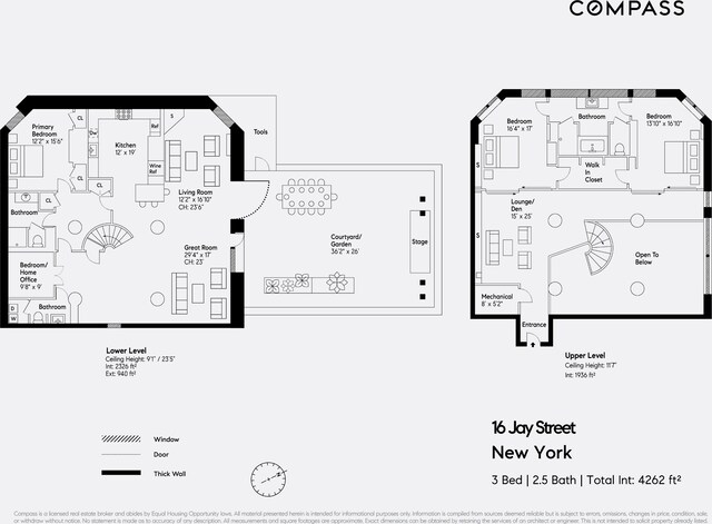 16 Jay St Unit 1, New York City, NY 10013 - view of floor plan / room layout