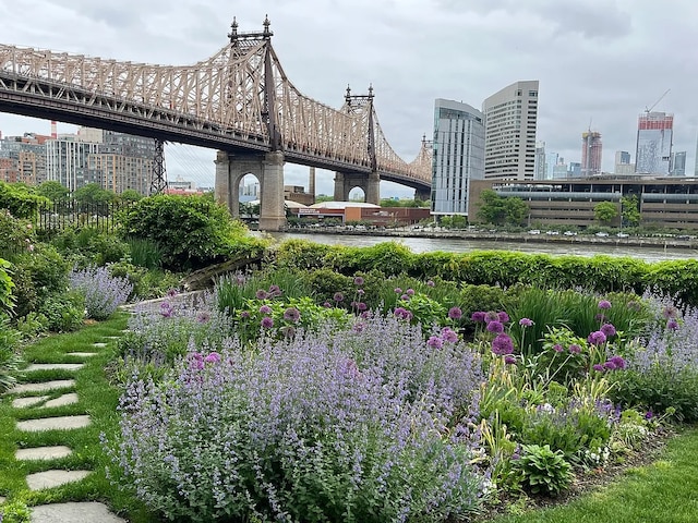 6 Sutton Sq, New York City, NY 10022 - surrounding community featuring a city view and a water view