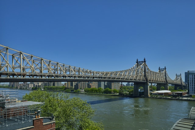 6 Sutton Sq, New York City, NY 10022 - water view featuring a notable bridge