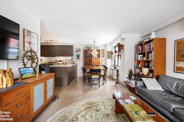 175 W 95th St Unit 2C, New York City, NY 10025 - living area with light wood-type flooring