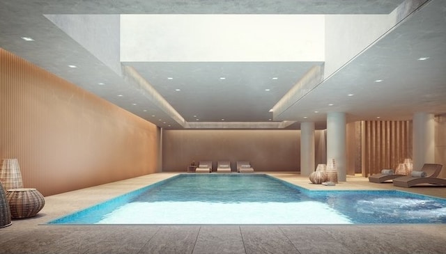 view of indoor pool