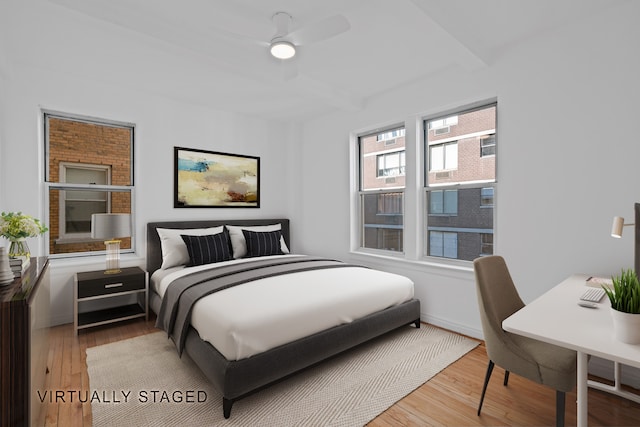 345 W 55th St Unit 7-D, New York City, NY 10019 - bedroom with wood finished floors