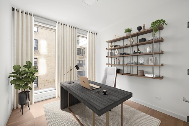 212 W 93rd St Unit 3B, New York City, NY 10025 - office space featuring light wood-type flooring and baseboards
