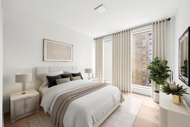 212 W 93rd St Unit 3B, New York City, NY 10025 - bedroom with light wood-style flooring