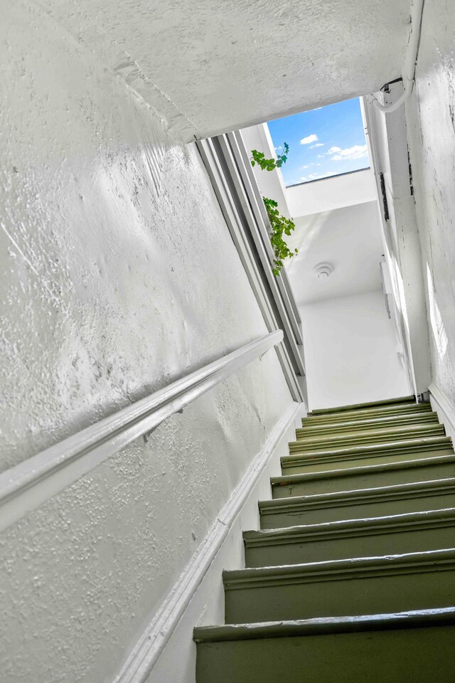view of stairs