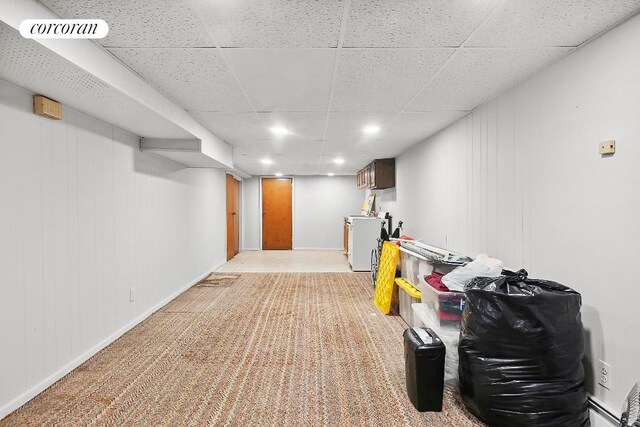 empty room featuring dark parquet flooring