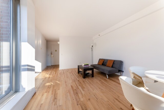 1831 Madison Ave Unit 9-F, New York City, NY 10035 - living area with light wood-style floors