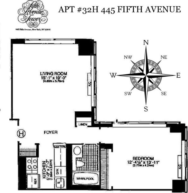 445 5th Ave Unit 32H, New York City NY, 10016, 1 bedrooms, 1 bath condo for sale