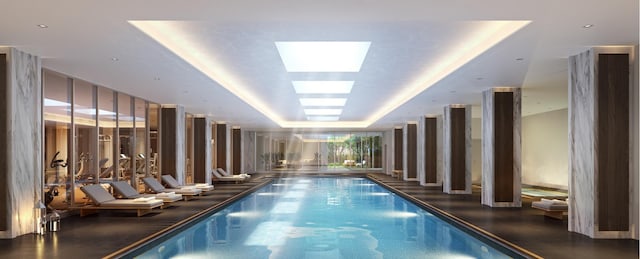 view of indoor pool