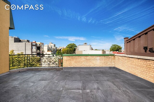 view of patio / terrace with fence