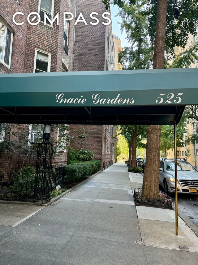 525 E 89th St Unit 2L, New York City, NY 10128 - view of building exterior with covered parking