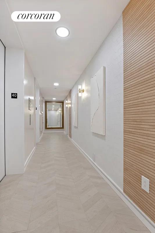 hall with baseboards