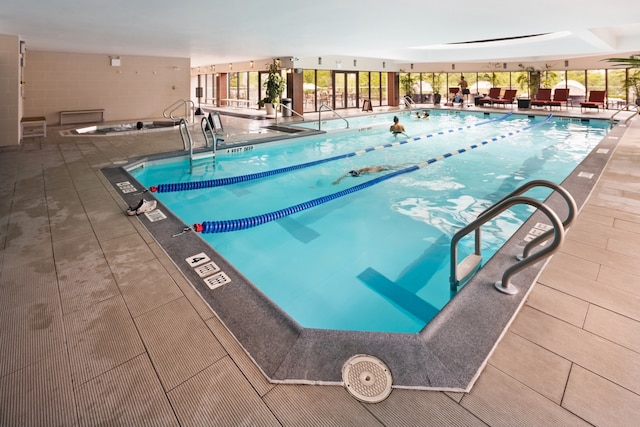 view of indoor community pool