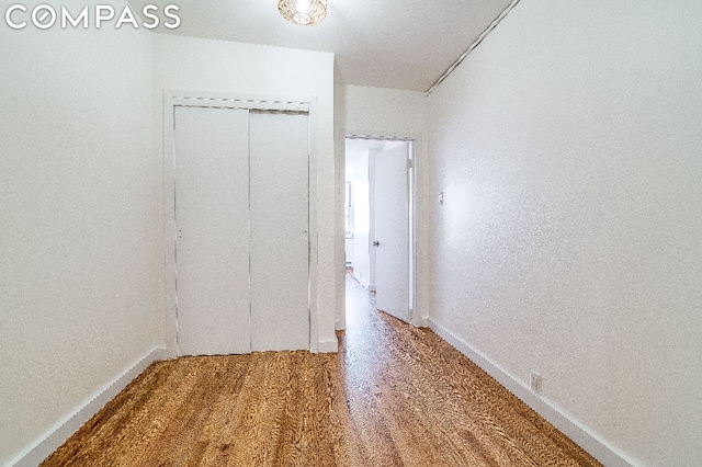 interior space with wood-type flooring