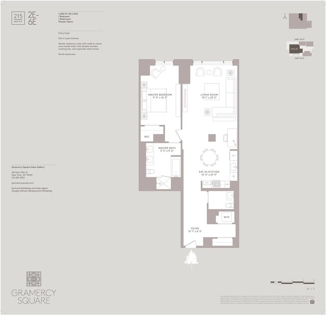 215 E 19th St Unit 4E, New York City, NY 10003 - floor plan / room layout