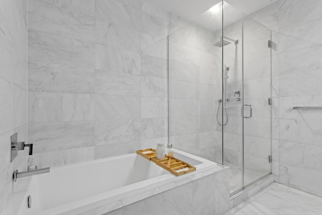 75 Wall St Unit 34M, New York City, NY 10005 - full bath with a bath and a shower stall