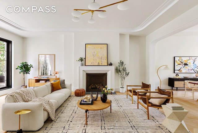 537 Pacific St, New York City, NY 11217 - living area featuring a fireplace