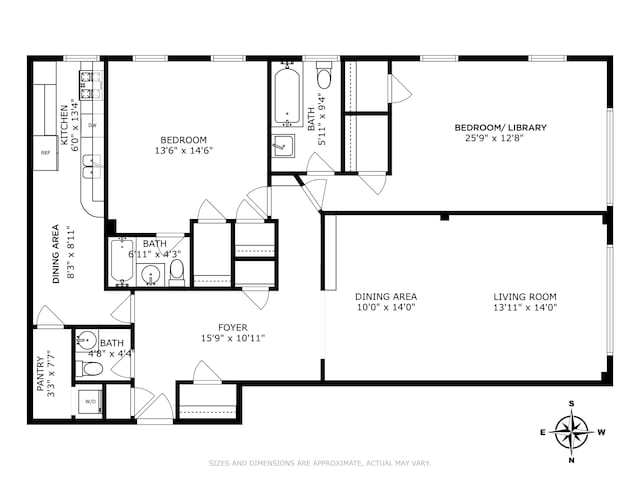 870 5th Ave Unit 11D, New York City, NY 10065 - floor plan / room layout