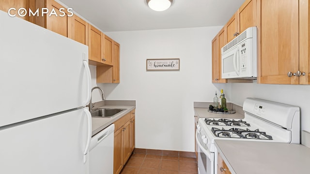 2792 Frederick Douglass Blvd Unit 2B, New York City, NY 10039 - kitchen with white appliances, light countertops, and tile patterned floors