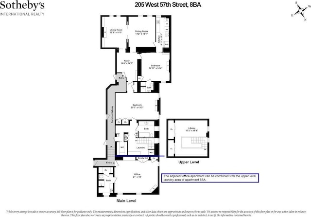 205 W 57th St Unit 8Ba, New York City NY, 10019, 3 bedrooms, 3 baths condo for sale