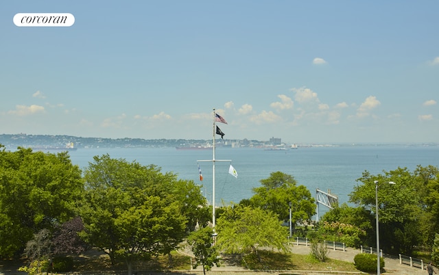 view of water feature