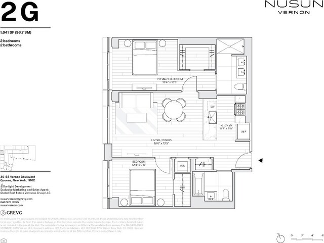 30-55 Vernon Blvd Unit 2G, New York City, NY 11102 - floor plan / room layout