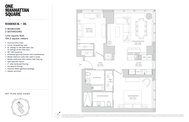 252 S St Unit 27L, New York City NY, 10002, 2 bedrooms, 2 baths condo for sale