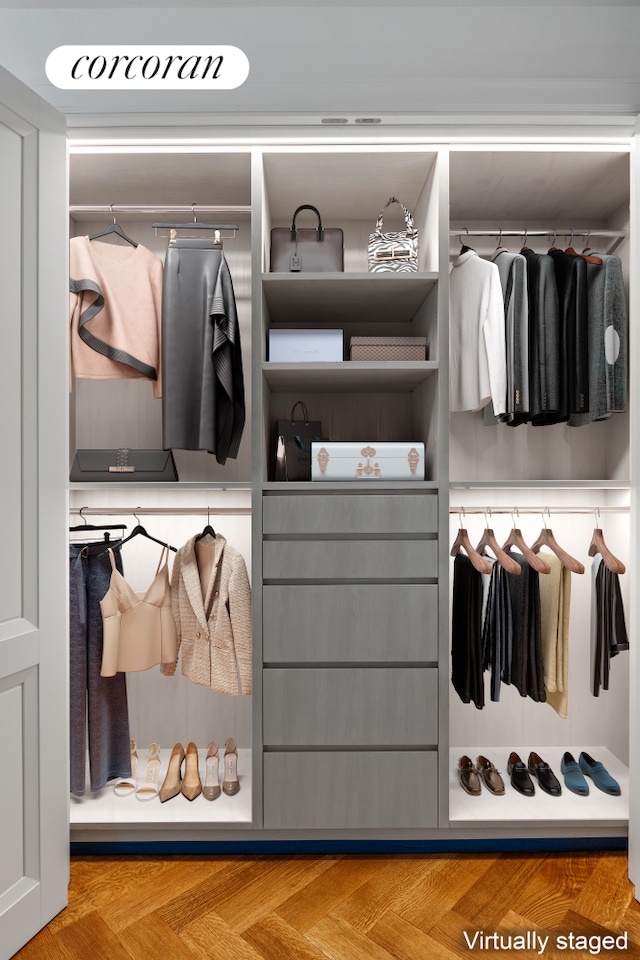 view of closet