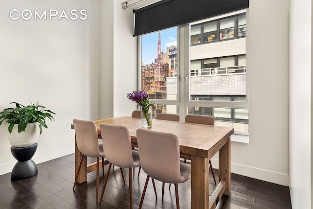 dining room featuring a wealth of natural light