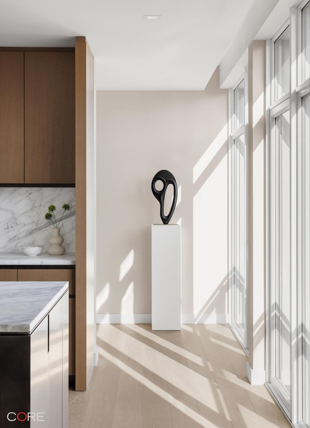 555 W 22nd St Unit Ph16Be, New York City, NY 10011 - hall featuring baseboards