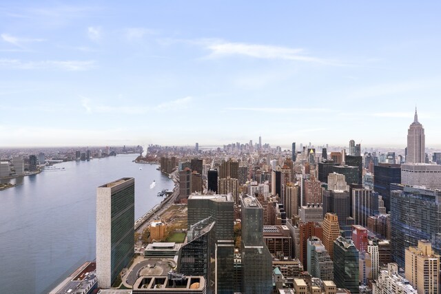 view of city featuring a water view