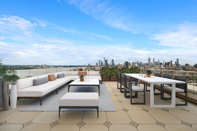 view of patio / terrace featuring outdoor lounge area