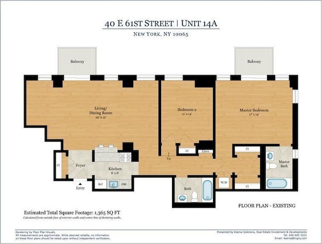 40 E 61st St Unit 14A, New York City, NY 10065 - property floor plan