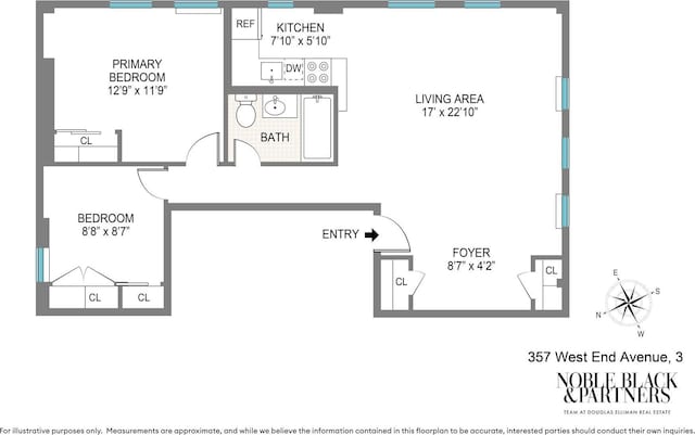 357 W End Ave Unit 3, New York City, NY 10024 - home floor plan
